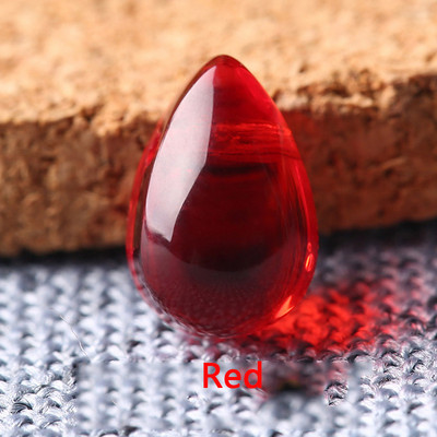 30 kom/lot 6*9 mm staklene perle u obliku kapi vode, raznobojne staklene perle s privjeskom u obliku kapljice za DIY ogrlicu, pribor za nakit