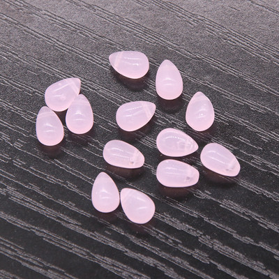 30 kom/lot 6*9 mm staklene perle u obliku kapi vode, raznobojne staklene perle s privjeskom u obliku kapljice za DIY ogrlicu, pribor za nakit