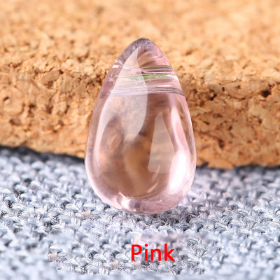 30 kom/lot 6*9 mm staklene perle u obliku kapi vode, raznobojne staklene perle s privjeskom u obliku kapljice za DIY ogrlicu, pribor za nakit