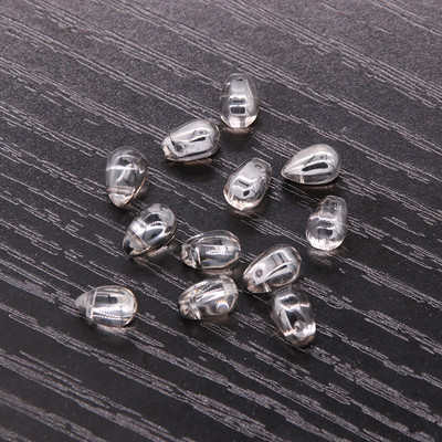 30 kom/lot 6*9 mm staklene perle u obliku kapi vode, raznobojne staklene perle s privjeskom u obliku kapljice za DIY ogrlicu, pribor za nakit
