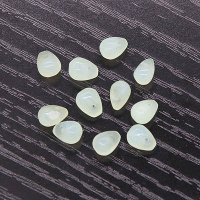 30 kom/lot 6*9 mm staklene perle u obliku kapi vode, raznobojne staklene perle s privjeskom u obliku kapljice za DIY ogrlicu, pribor za nakit