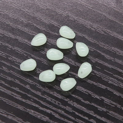 30 kom/lot 6*9 mm staklene perle u obliku kapi vode, raznobojne staklene perle s privjeskom u obliku kapljice za DIY ogrlicu, pribor za nakit