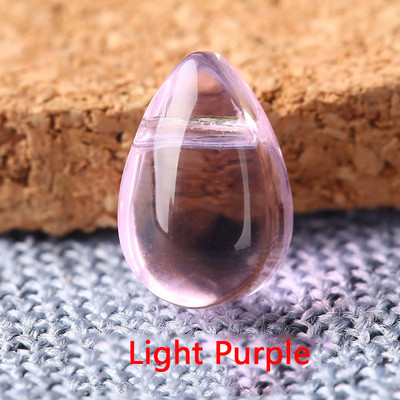 30 kom/lot 6*9 mm staklene perle u obliku kapi vode, raznobojne staklene perle s privjeskom u obliku kapljice za DIY ogrlicu, pribor za nakit