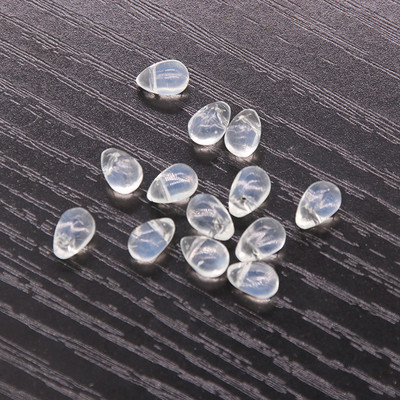 30 kom/lot 6*9 mm staklene perle u obliku kapi vode, raznobojne staklene perle s privjeskom u obliku kapljice za DIY ogrlicu, pribor za nakit