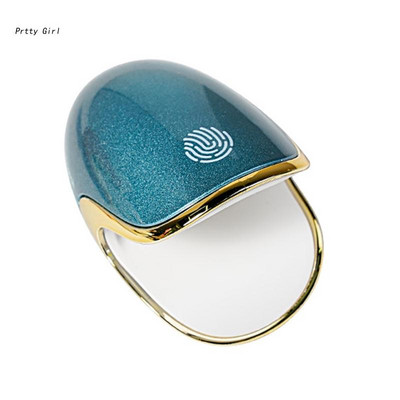 3 φώτα LED 6W UV LED Φωτιστικό νυχιών Φορητό μίνι στεγνωτήριο νυχιών Λάμπα πολυμερισμού μανικιούρ/πεντικιούρ για νύχια χεριών και ποδιών D2TA