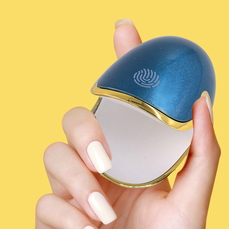 3 φώτα LED 6W UV LED Φωτιστικό νυχιών Φορητό μίνι στεγνωτήριο νυχιών Λάμπα πολυμερισμού μανικιούρ/πεντικιούρ για νύχια χεριών και ποδιών D2TA