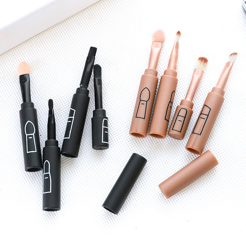 4 bucăți perie de machiaj convenabilă cusătură drăguț ochi buze perie de machiaj perie de machiaj instrumente de machiaj frumusețe perie de machiaj