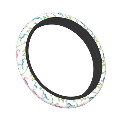 Mielas dinozaurų automobilio vairo dangtelis 38 cm Universalus Stegosaurus Animal Elastische Automobilio stiliaus automobilių priedai