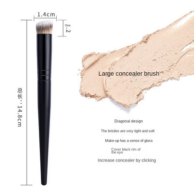 1/2tk Väikese nurga all oleva ümmarguse peaga peitepulk, sõrm, kõht, peitepulk, meigipintsel, must silmaring, akne peitepulk, meigitööriist