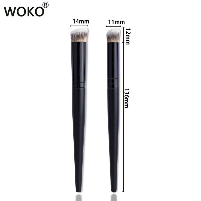 1/2tk Väikese nurga all oleva ümmarguse peaga peitepulk, sõrm, kõht, peitepulk, meigipintsel, must silmaring, akne peitepulk, meigitööriist