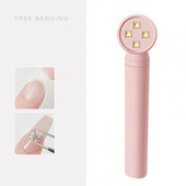 Rankinė nagų lempa 4 LED LED nagų lempa Nagų kietėjimo lengvas manikiūro džiovintuvas