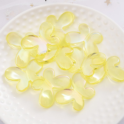 10 tk/partii armsad lillekujulised akrüülhelmed lahtised vahehelmed ehete valmistamiseks DIY käevõru kaelakee ripatsitarvikud