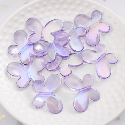 10 tk/partii armsad lillekujulised akrüülhelmed lahtised vahehelmed ehete valmistamiseks DIY käevõru kaelakee ripatsitarvikud