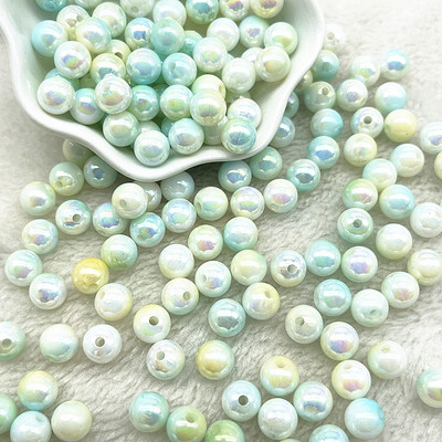 6--10 mm ümmargused akrüülhelmed lahtised vahehelmed ehete valmistamiseks DIY käevõru kaelakee ripatskõrvarõngad