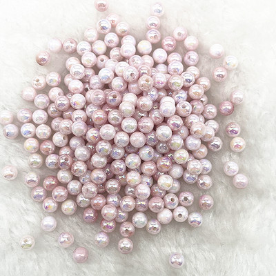 6--10 mm ümmargused akrüülhelmed lahtised vahehelmed ehete valmistamiseks DIY käevõru kaelakee ripatskõrvarõngad