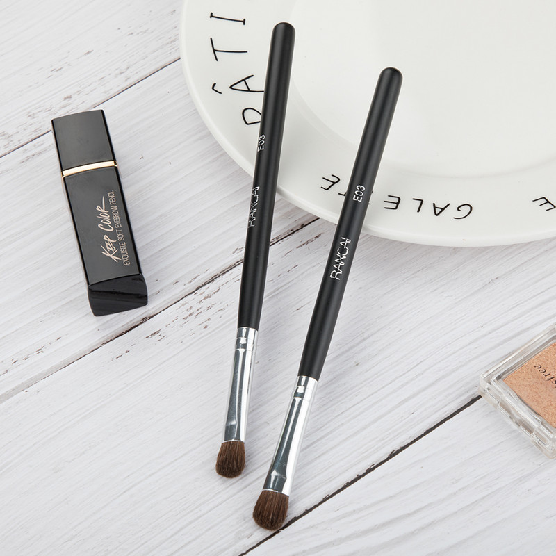 RANCAI 1tk Professionaalne Smudge Brush Väikesed lauvärvipintslid Shoter Shader Silmapintslid Kosmeetika Ilu Essentials Tööriistad