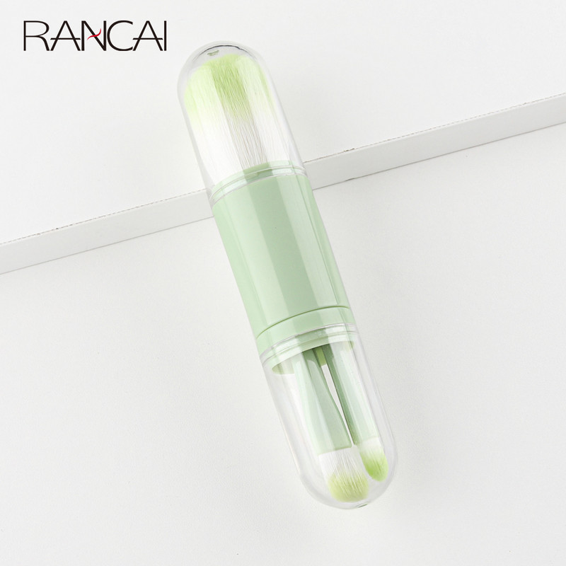 RANCAI 1 komplekt kahe otsaga meigipintslid Näopintsel lauvärvi peitepulk põsepuna puudri ilu kosmeetikavahenditele