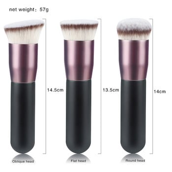 1Pcs Professional Flat Makeup Brushes Powder Liquid Foundation Blush Brush Concealer Contour Facial Make up Brushes Tool