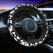 Armas Panda Cartoon auto rooli kate 38 cm Armas loomade rooliratta kaitsekate Auto stiiliga interjööri tarvikud