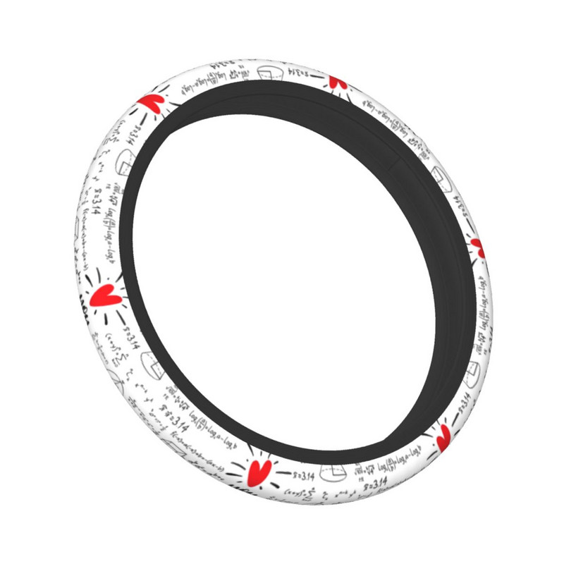 „Love You So Math“ automobilio vairo dangtis 37–38 neslystantis paslaptingos lygtys Spalvingi automobilių stiliaus automobilių priedai