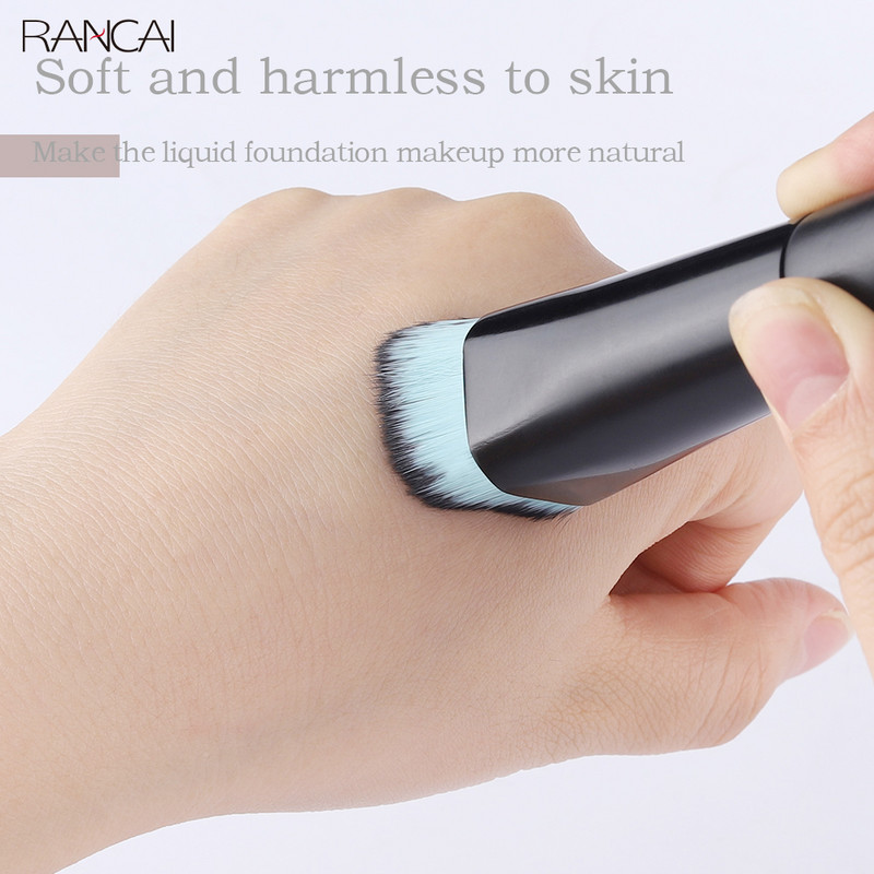 RANCAI meigipintslid 1 tk suur aluspintsel vedelale kreempuudrile lameda pealispinnaga näo parandamiseks kontuurikosmeetika ilutööriistade komplekt