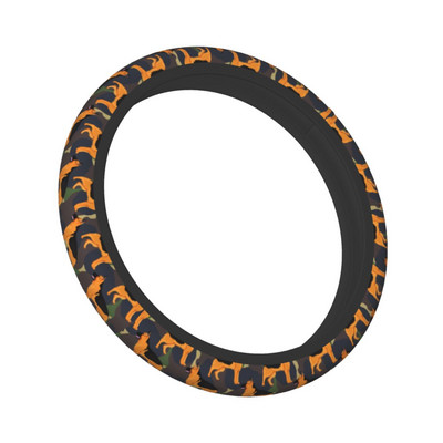 Vokiečių aviganio automobilio vairo dangtelis 38 cm neslystantis dovana gyvūnų šunų mylėtojui vairaračio apsauginis dangtelis automobilio stiliui