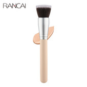 RANCAI 1 tk Roosad meigipintslid Flat Top Foundation Concealer Brush Large Face Repair Contour for Liquid Cream Powder Tool