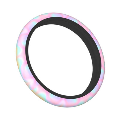 37-38 Husa volan auto Vis roz Anti-alunecare Gradient dinamic Decorare auto Accesorii auto la moda