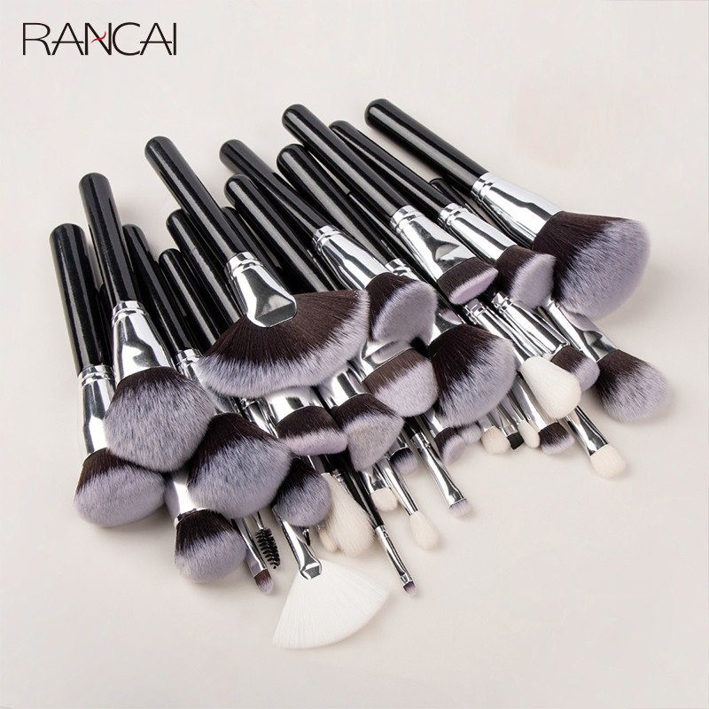 RANCAI Makeup Brush More Kabuki Foundation Brush for Liquid Cream Puuder Contour Buffing Blending Concealer Näo Kosmeetika Pintsel