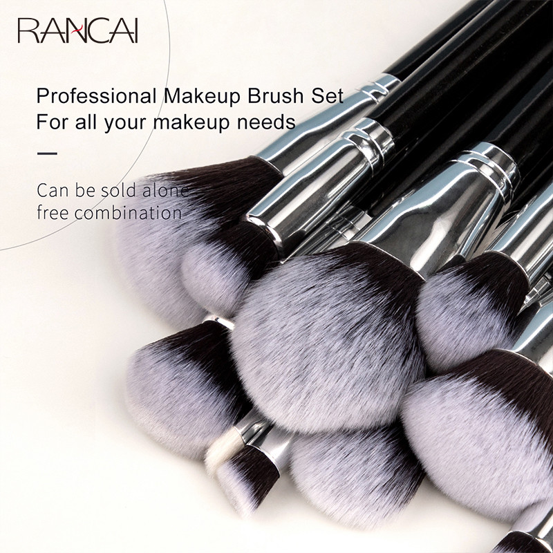 RANCAI Makeup Brush More Kabuki Foundation Brush for Liquid Cream Puuder Contour Buffing Blending Concealer Näo Kosmeetika Pintsel