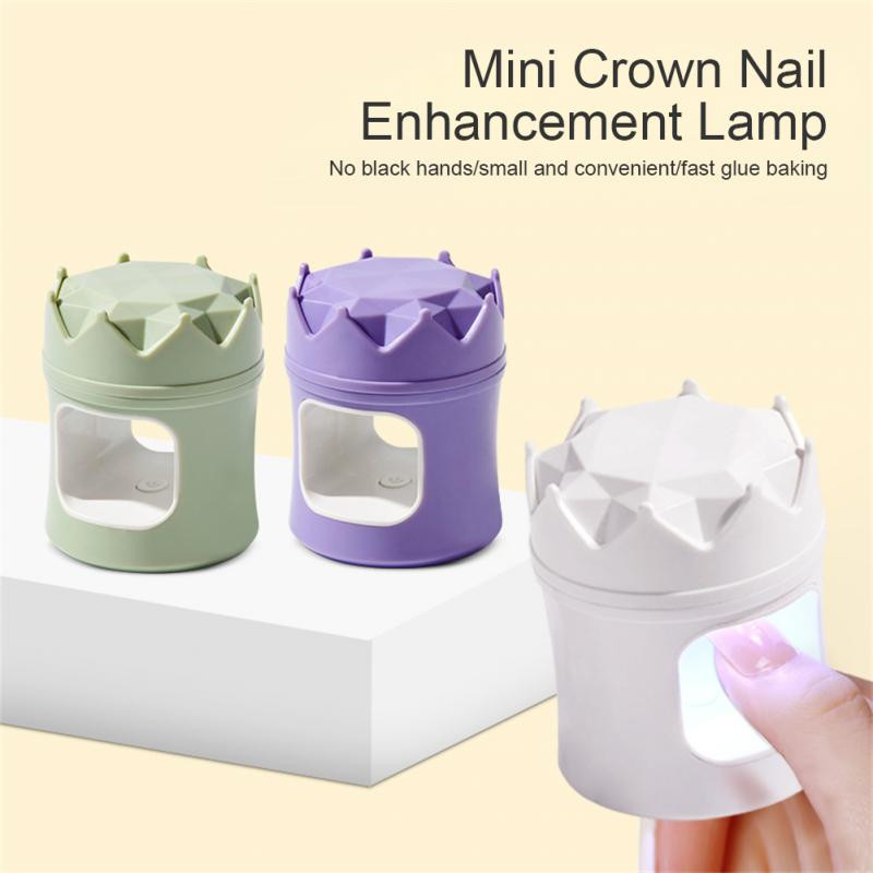 Led UV lampa za brzo sušenje Mini za manikuru Nail Art Lampa za nokte Sušilica laka za nokte 4 boje Diy Nails Pečena lampa za nokte