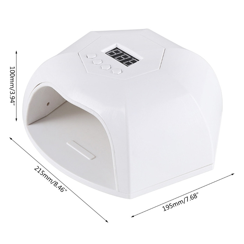 UV-LED-lamp küünekuivati maniküüri küünte kuivatuslamp 42LEDS-i UV-geel-lakiga LCD-ekraan liikumisanduriga UV-lamp allalaadimiseks