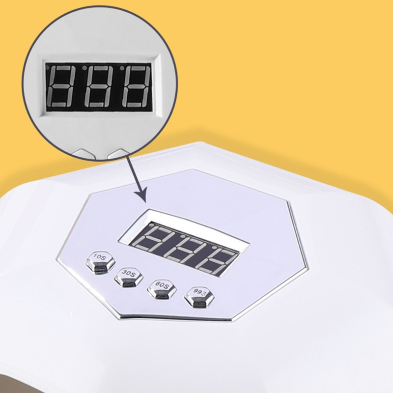 UV-LED-lamp küünekuivati maniküüri küünte kuivatuslamp 42LEDS-i UV-geel-lakiga LCD-ekraan liikumisanduriga UV-lamp allalaadimiseks