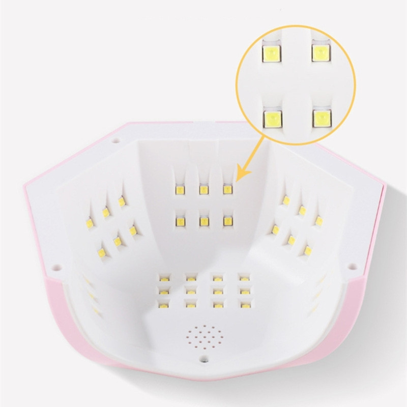 UV-LED-lamp küünekuivati maniküüri küünte kuivatuslamp 42LEDS-i UV-geel-lakiga LCD-ekraan liikumisanduriga UV-lamp allalaadimiseks