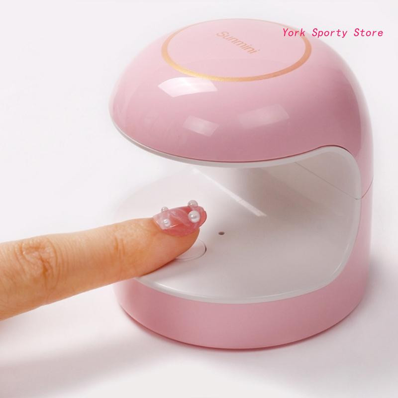 Mini LED svjetiljka za nokte, Lampa za gel nokte Alati za uređenje noktiju, UV LED svjetlo za manikuru za gel Nail Art Flash lampa za sušenje DIY Nail Art