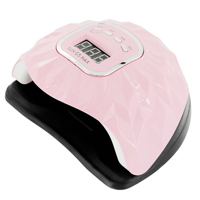 45 karoliukų nagų lempa 200 W nagų džiovintuvai Išmanieji jutikliai Spalvinga nagų lempa, skirta kietinti visus gelio lako lazerio spalvos deimantų formos dizainas