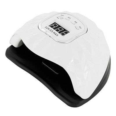 45 karoliukų nagų lempa 200 W nagų džiovintuvai Išmanieji jutikliai Spalvinga nagų lempa, skirta kietinti visus gelio lako lazerio spalvos deimantų formos dizainas