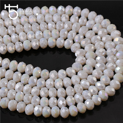 8MM Austria Mix šarene staklene rondelle perle za izradu nakita Diy dodaci Biseri Fasetirane kristalne perle Veleprodaja Z306AB