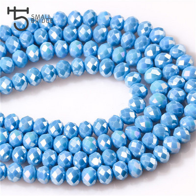 8MM Austria Mix šarene staklene rondelle perle za izradu nakita Diy dodaci Biseri Fasetirane kristalne perle Veleprodaja Z306AB