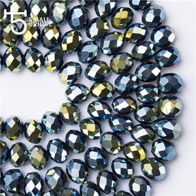 8MM Austria Mix šarene staklene rondelle perle za izradu nakita Diy dodaci Biseri Fasetirane kristalne perle Veleprodaja Z306AB