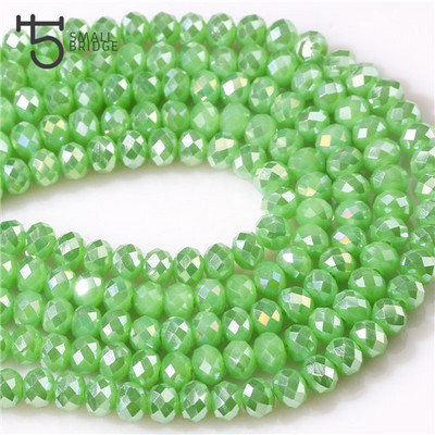 8MM Austria Mix šarene staklene rondelle perle za izradu nakita Diy dodaci Biseri Fasetirane kristalne perle Veleprodaja Z306AB