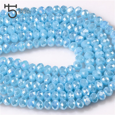 8MM Austria Mix šarene staklene rondelle perle za izradu nakita Diy dodaci Biseri Fasetirane kristalne perle Veleprodaja Z306AB