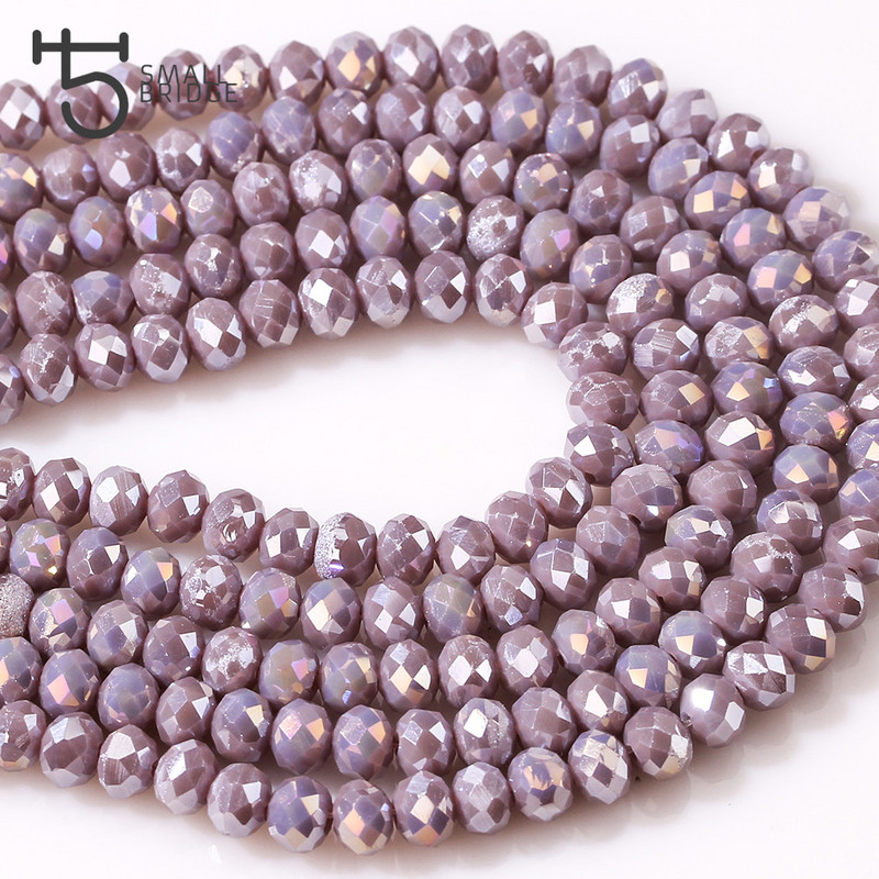 8MM Austria Mix šarene staklene rondelle perle za izradu nakita Diy dodaci Biseri Fasetirane kristalne perle Veleprodaja Z306AB