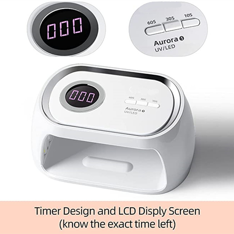 Abuss LED UV lempa nagams 48W išmanioji nagų džiovinimo lempa su Motion Sensing profesionaliu nagų džiovintuvu manikiūrui