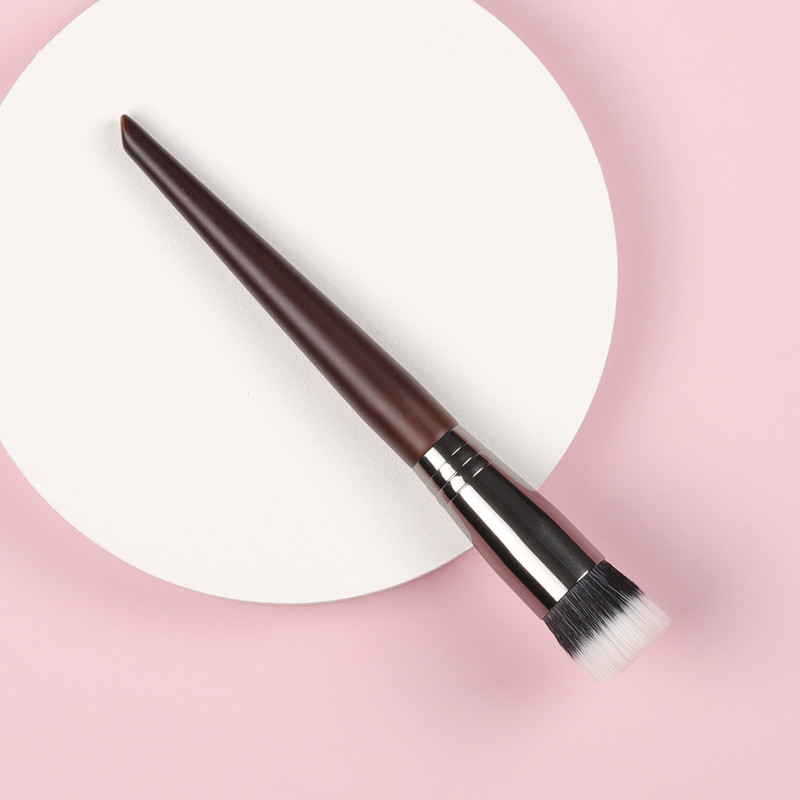 BETHY BEAUTY N18 profesionalna sintetička četkica za podlogu s ravnim vrhom, jednostruka četkica za puder u prahu Alati za uljepšavanje