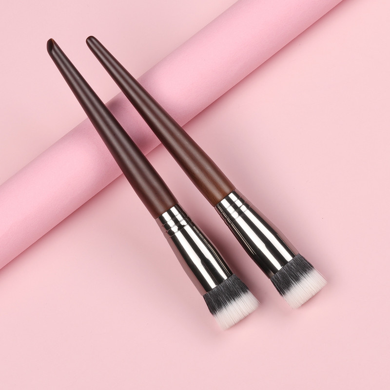 BETHY BEAUTY N18 profesionalna sintetička četkica za podlogu s ravnim vrhom, jednostruka četkica za puder u prahu Alati za uljepšavanje