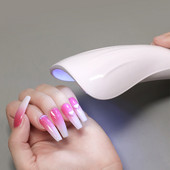 DUNFULI ručna UV LED lampa za nokte Fototerapija Alati za manikuru Oprema za sušenje noktiju Nail Art za nokte Sušenje gel laka
