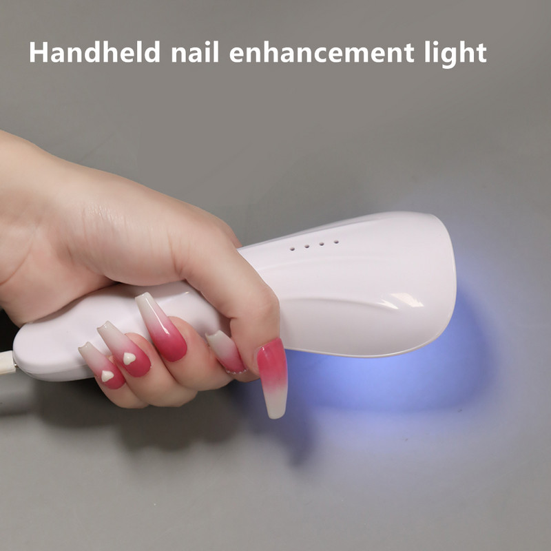 DUNFULI ručna UV LED lampa za nokte Fototerapija Alati za manikuru Oprema za sušenje noktiju Nail Art za nokte Sušenje gel laka