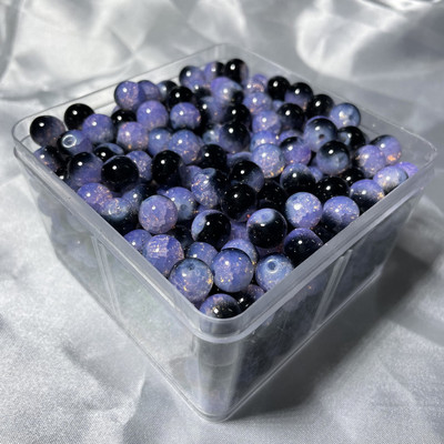 10 mm gradiento dviejų spalvų karoliukai rankų darbo pasidaryk mergaitei gražūs daugiaspalviai madingi apyrankės karoliai palaidi karoliukai fėjų papuošalai