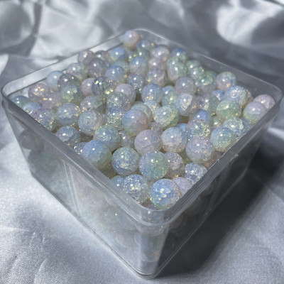 10 mm gradiento dviejų spalvų karoliukai rankų darbo pasidaryk mergaitei gražūs daugiaspalviai madingi apyrankės karoliai palaidi karoliukai fėjų papuošalai